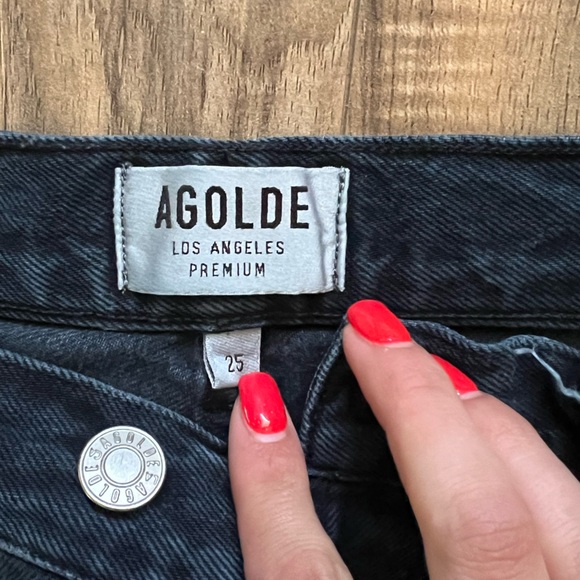 Agolde Riley high rise straight crop size 25 - Picture 2 of 2